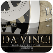 Digi Clock Widget Davinci