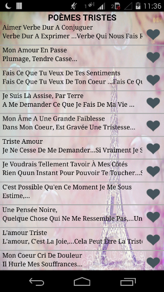 Message D Amour En Français