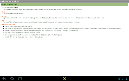 Card Game Kings Solitaire Screenshots 6