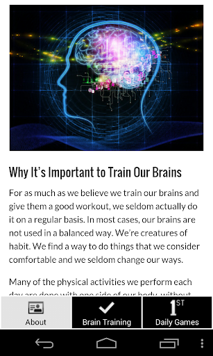 Top Brain Training Effects
