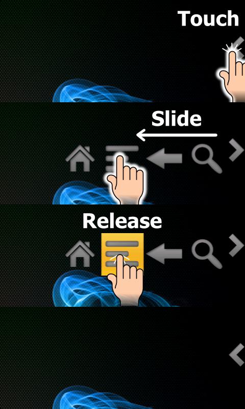 Virtual Button Bar Screen 1