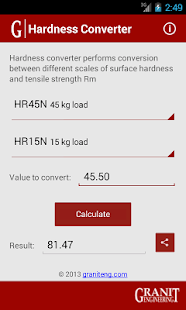 Download Hardness Converter APK for Android