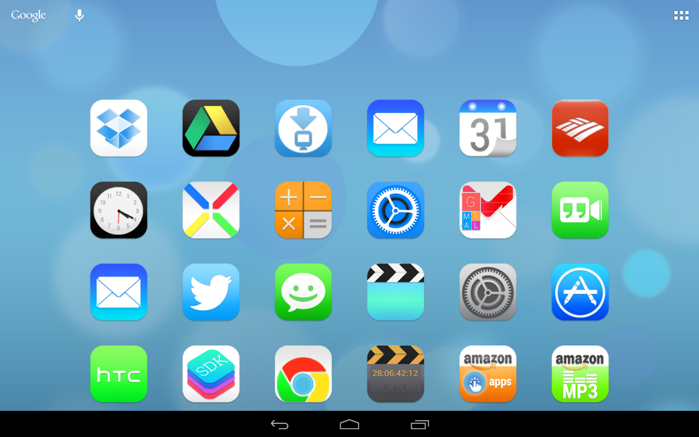 Ultimate iOS7 Launcher Theme - screenshot