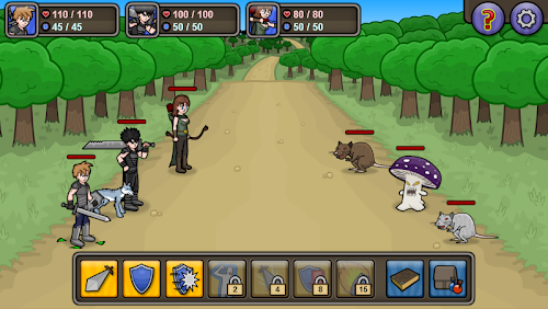 Android application Lethal RPG: War screenshort