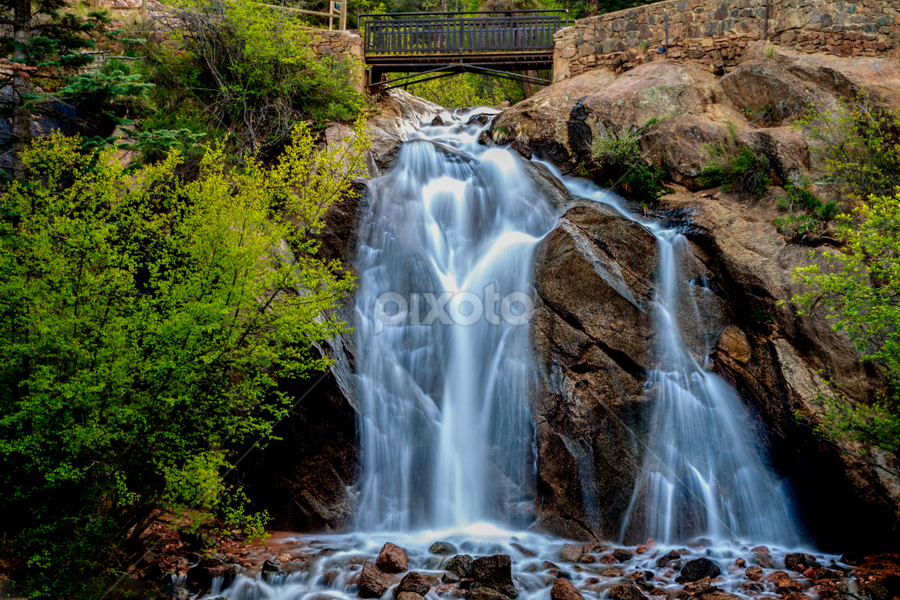 Helen Hunt Falls by Michael Sinko - Landscapes Waterscapes