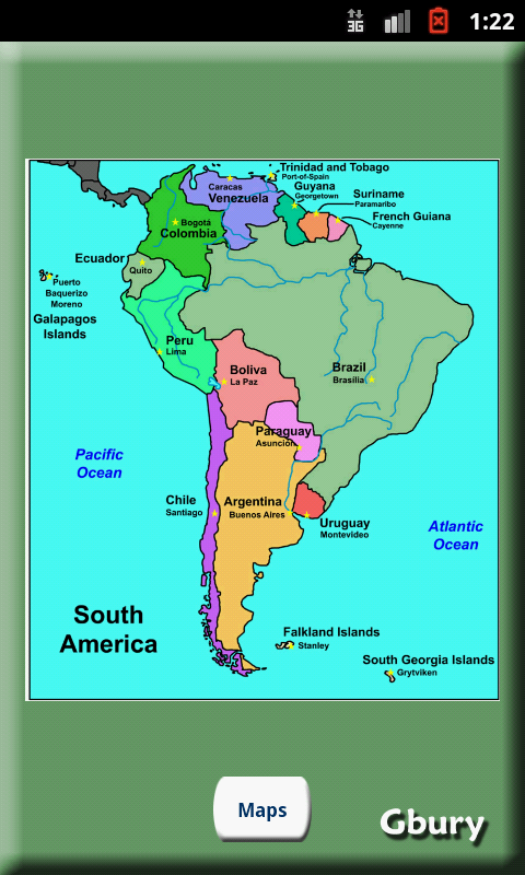 South America Countries Screen 3
