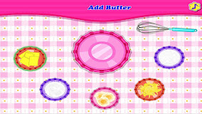 Sweet Flower Cookies Cooking