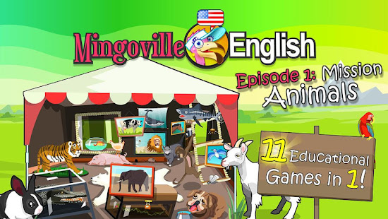 兒童英語 1：Mingoville中的“動物ABC”(圖1)-速報App