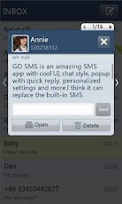 GO SMS Pro SimpleBlue theme
