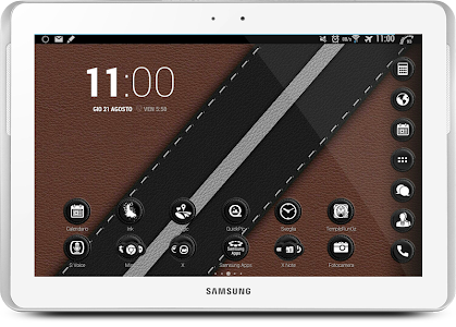 Screenshot Leather Black Theme v1.1.0