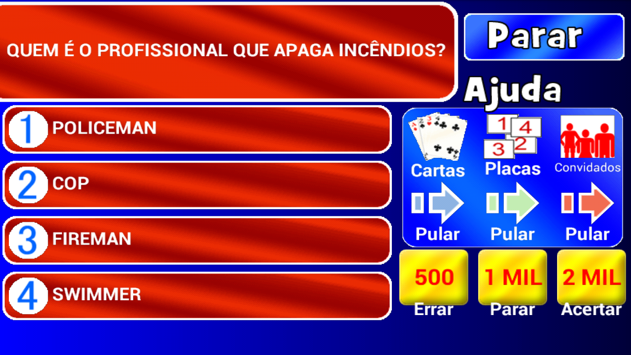 Show do Milhão Quiz - screenshot