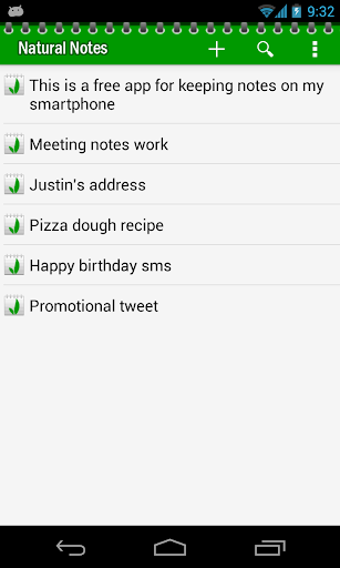 【免費生產應用App】Natural Notes-APP點子