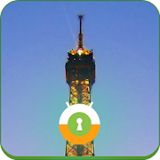 Eiffel Tower Wall & Lock  Icon