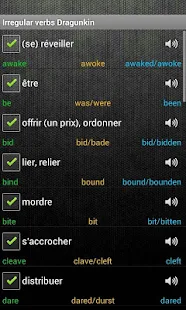 verbes irréguliers Pro - screenshot thumbnail