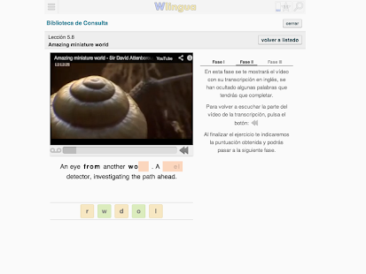 Aprende inglés con Wlingua - screenshot thumbnail