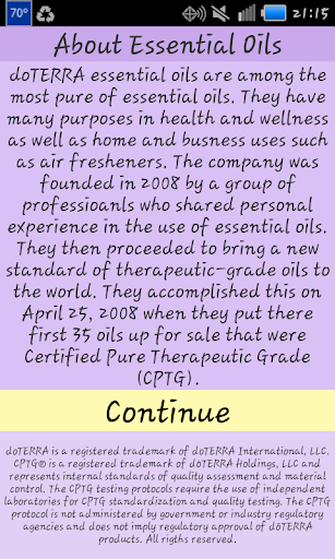 doTERRA Ailment App