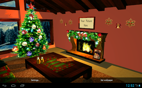 3D Christmas Fireplace HD Full - screenshot thumbnail