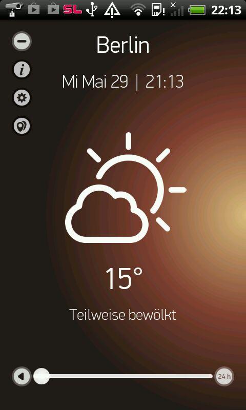 Android application Weather Forecast for 15 days screenshort