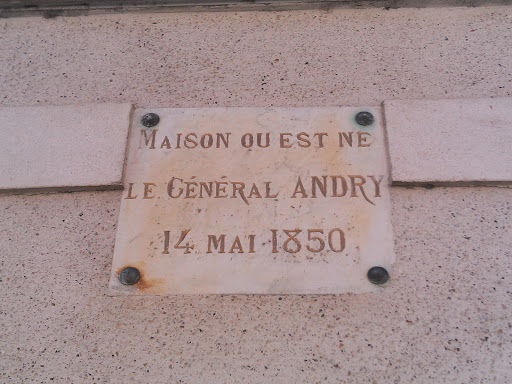 Plaque Général Andry