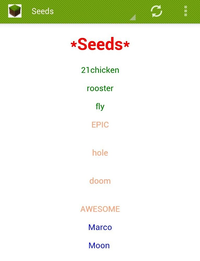 Minecraft Seeds Pro Android Apps On Google Play  Apps Directories