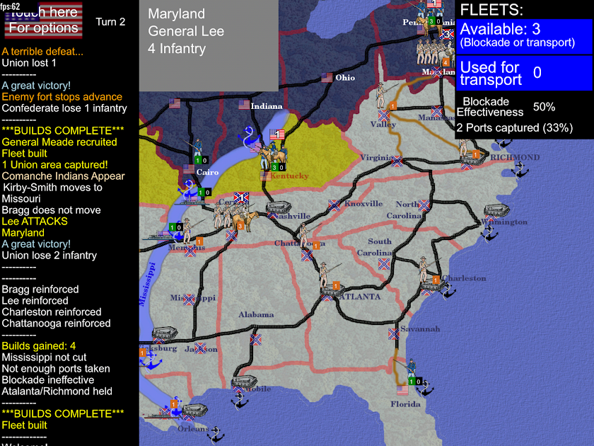 American Civil War Screen 3