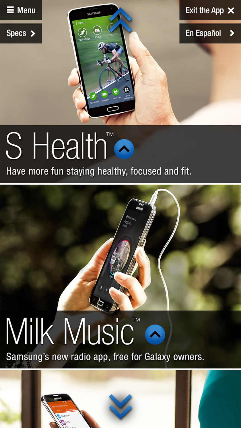 US GALAXY S5 RETAIL MODE Screen 2