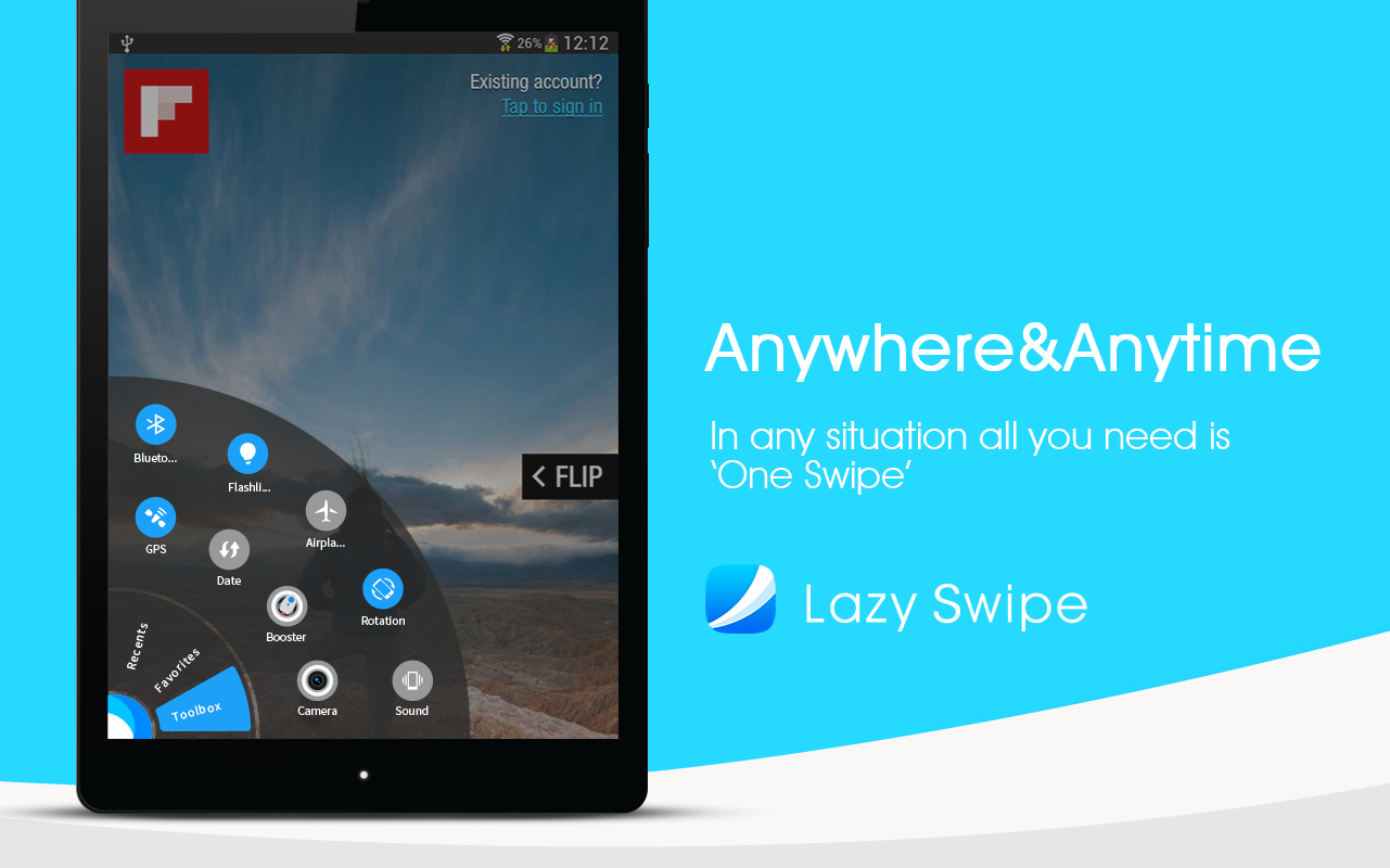Lazy Swipe - screenshot