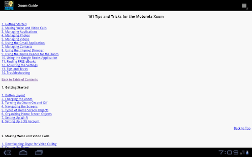 Free Download Motorola Xoom Survival Guide APK for Android