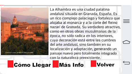 Granada tourist guide poster 12