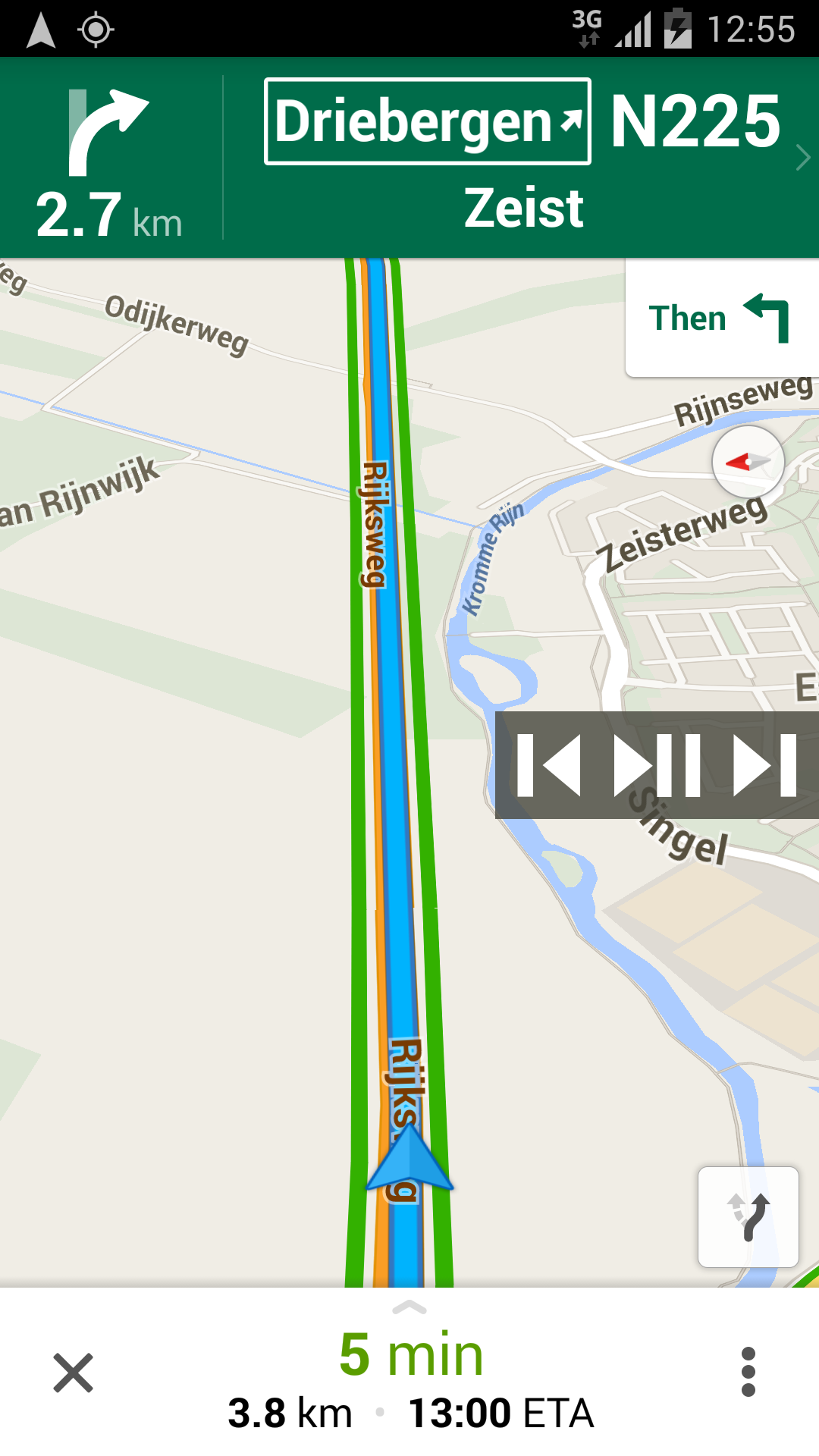 Android application Navigation Music Controller screenshort