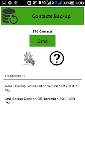 Backup Contact Screenshots 1