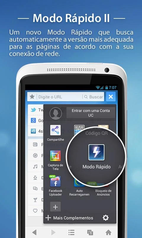 UC Browser - navegador - screenshot