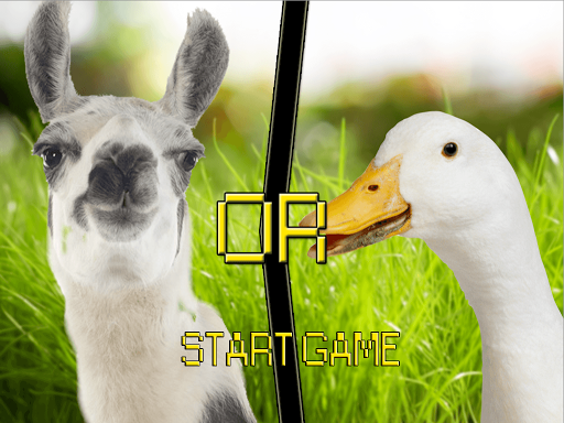 Llama vs Duck