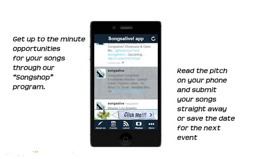 Songsalive Mobile App