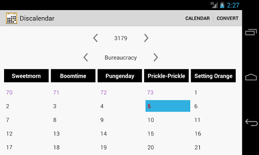 Discalendar