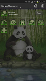 Téma panda GO Launcher EX poster 4