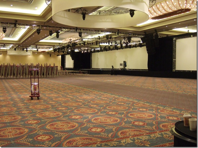 Ah, the memories.  The ballroom at the Venetian, where in January 2007, Nick and others from Comet collected various awards (subsequently lost).  The room is quite huge, but making a speech in front of the audience that night, it felt 10 times bigger.
