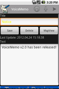 Free Download VoiceMemo APK for Android
