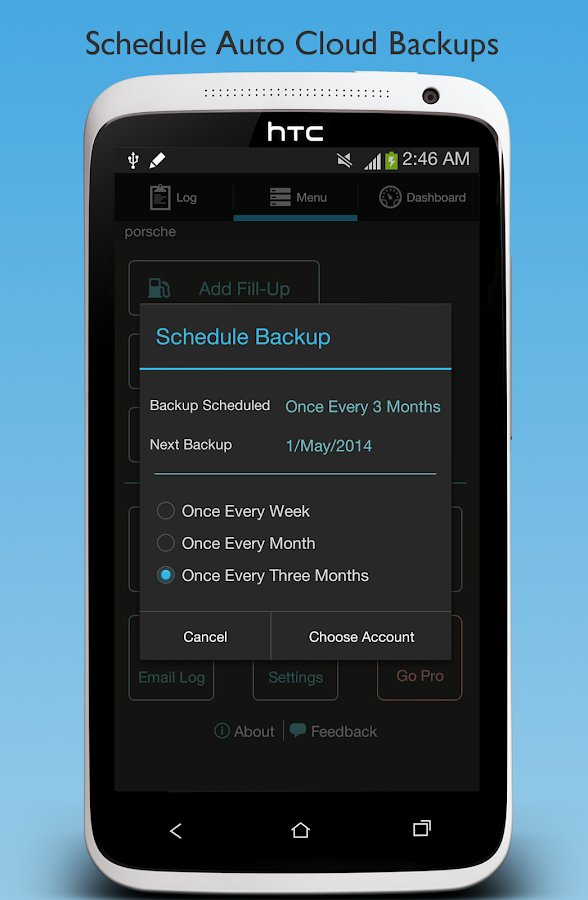 Fuel Buddy Car Mileage Log screenshot