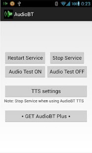 AudioBT with TTS: BT audio GPS