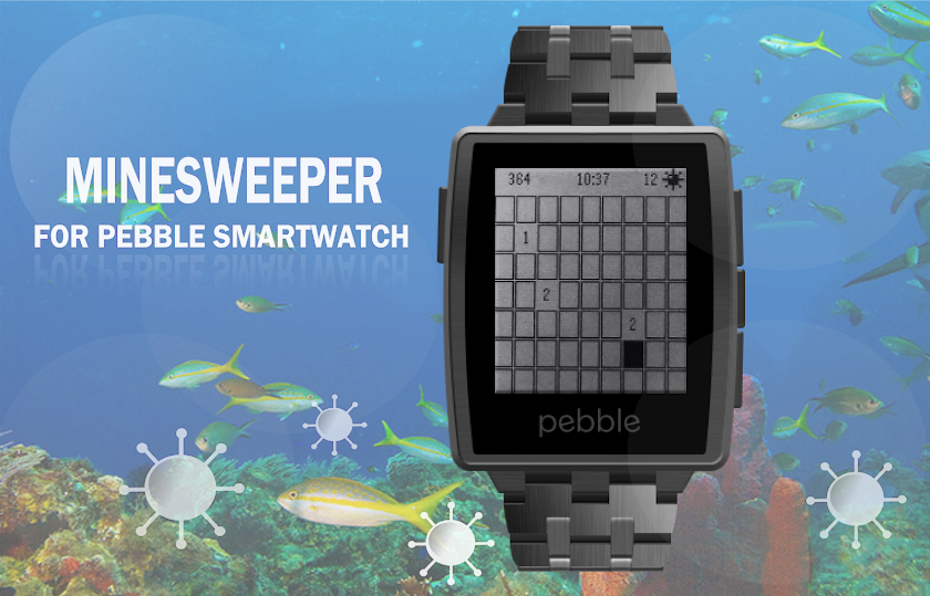 Mines for Pebble Smartwatch Screen 1