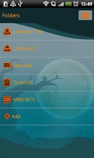 GO SMS Happy Halloween Theme Screenshots 4