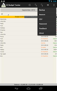 EZ Budget Tracker