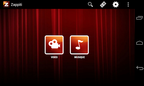 Android application Zappiti Media Control Dune HD screenshort