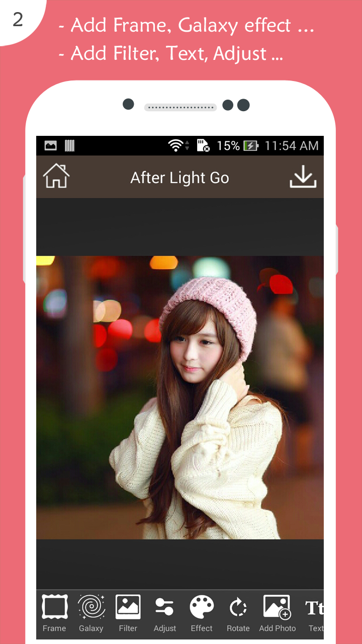 After Light Go - Photo Editor Screen 2