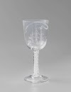Kelkglas met de driemaster Propatria