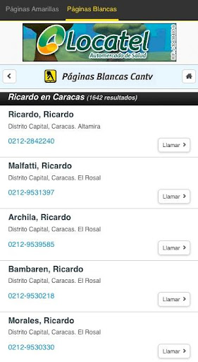 【免費商業App】Páginas Amarillas Venezuela-APP點子