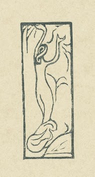 Illustratie met naakte vrouw bij gedicht in dichtbundel Sagesse van Paul Verlaine