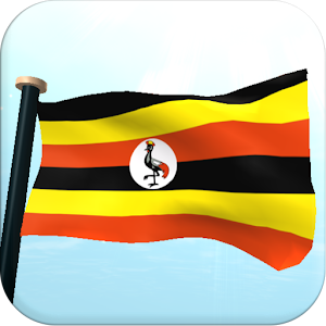 Uganda Flag 3D Live Wallpaper