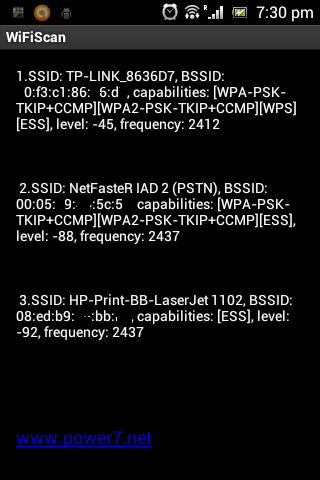 Power WiFi Scanner Radar